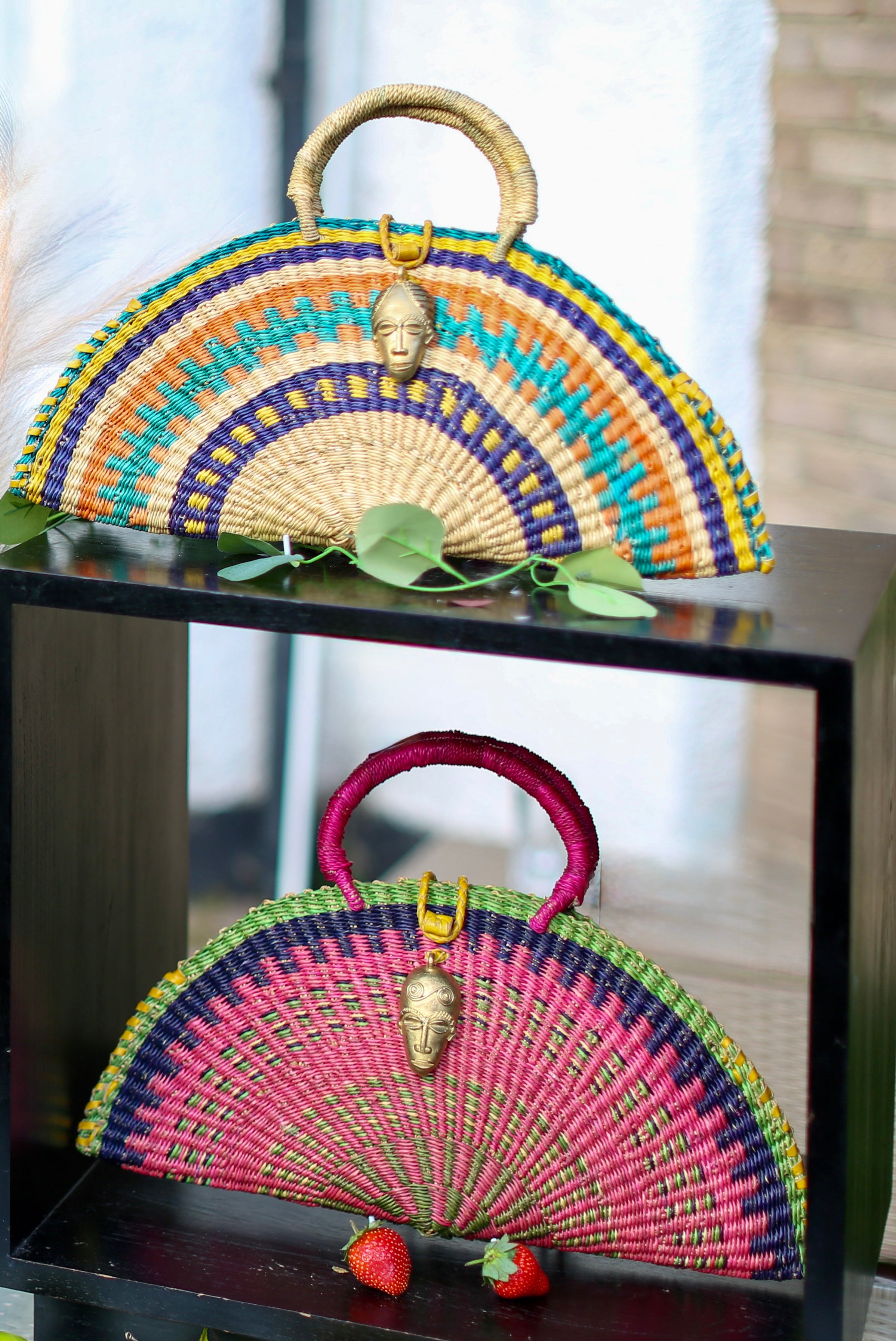 Handwoven Half-Moon Bag