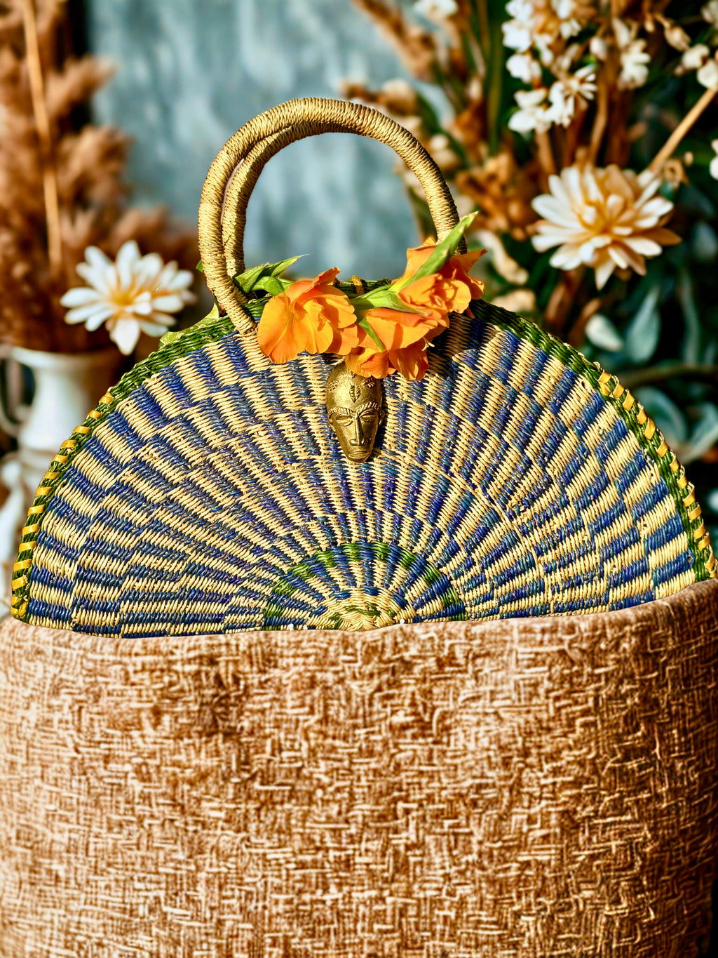 Handwoven Fan Bag