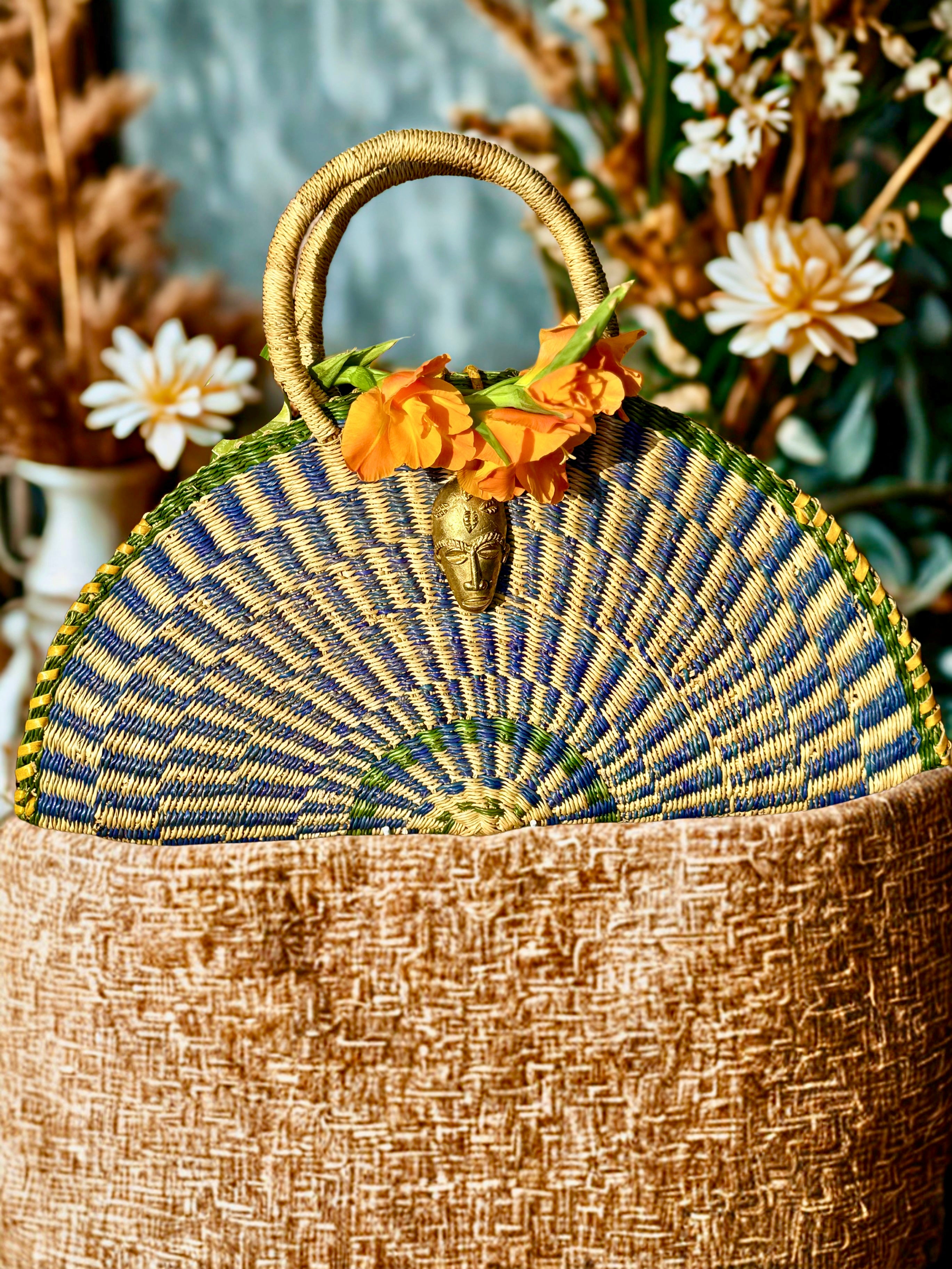 Handwoven Fan Bag