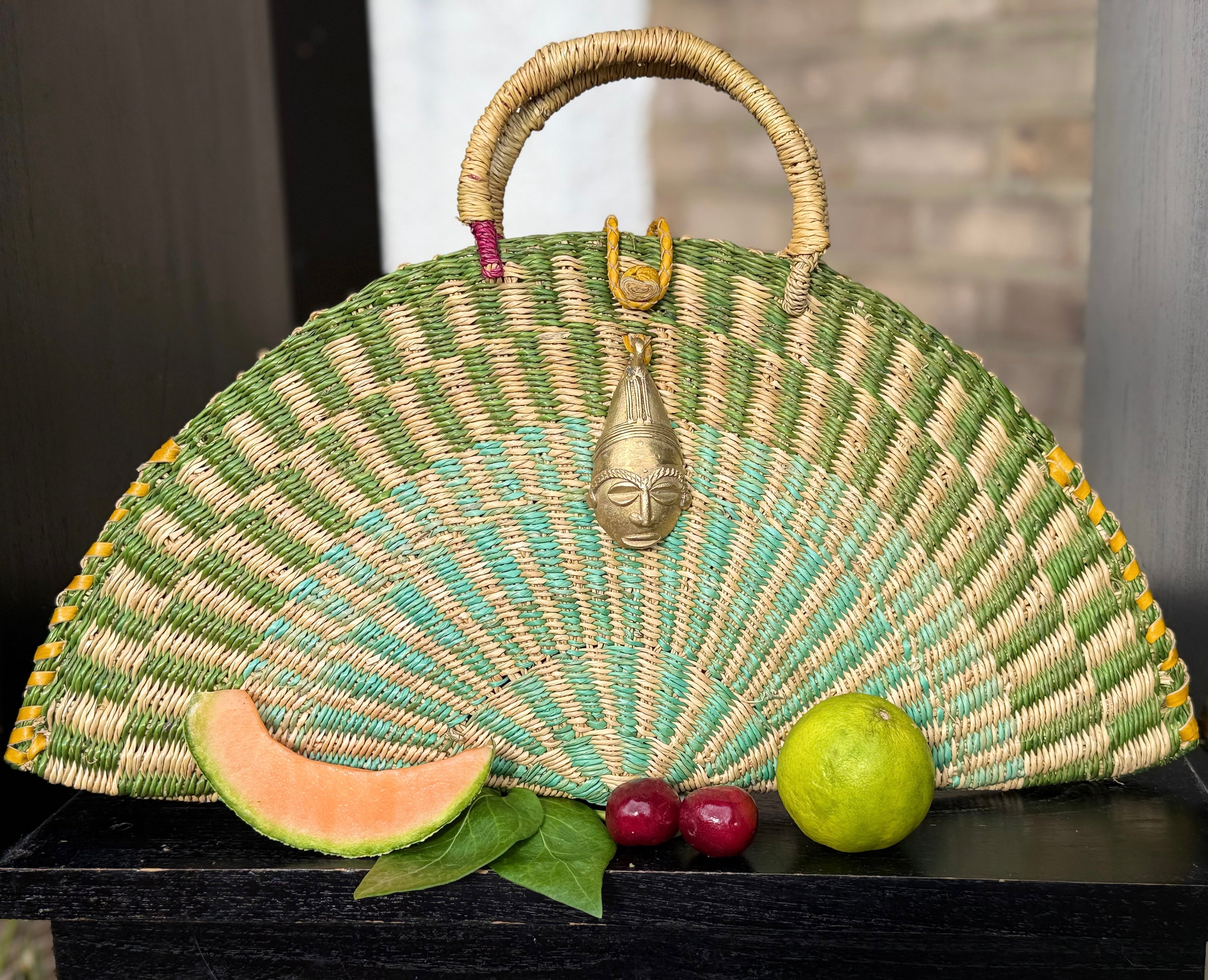 Handwoven Fan Bag