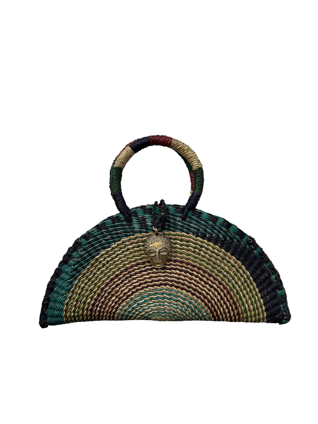 Medium Kusana Handwoven Bag – Woodland