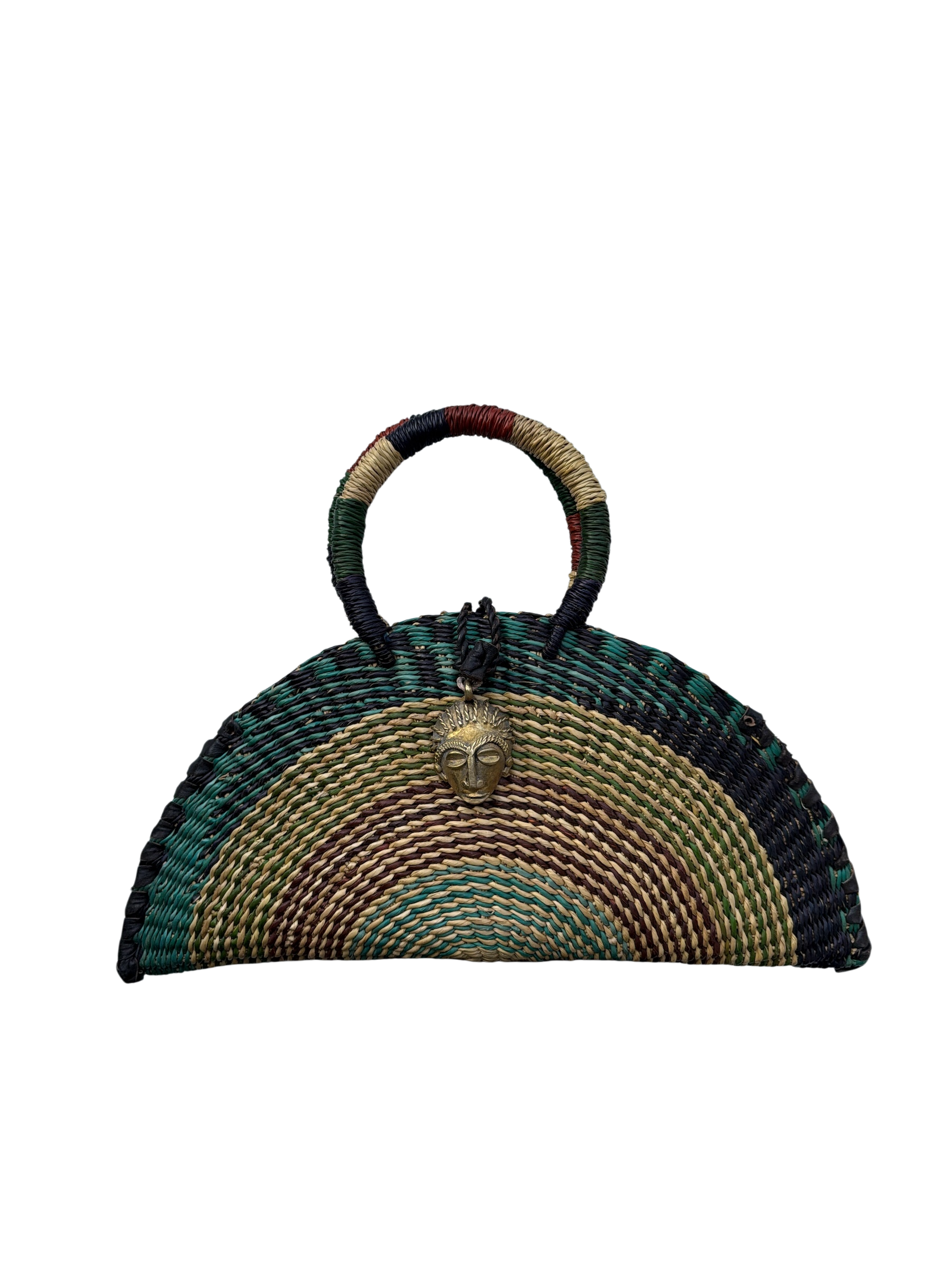 Medium Kusana Handwoven Bag – Woodland