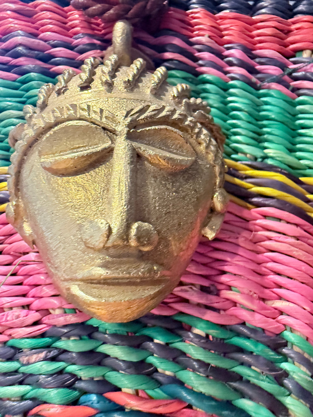 Medium KONGO Fan Handwoven Bag