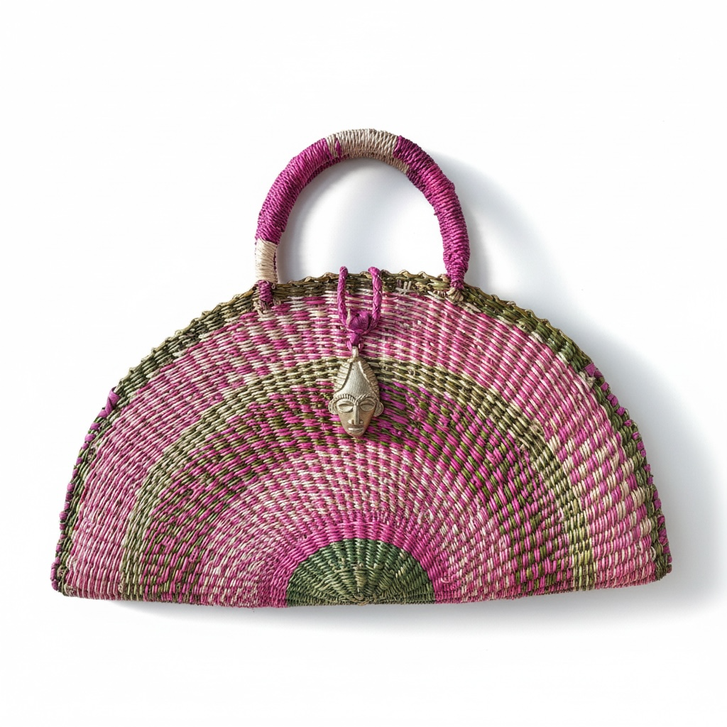 Kusana Large Handwoven Bag — Rose & Earth