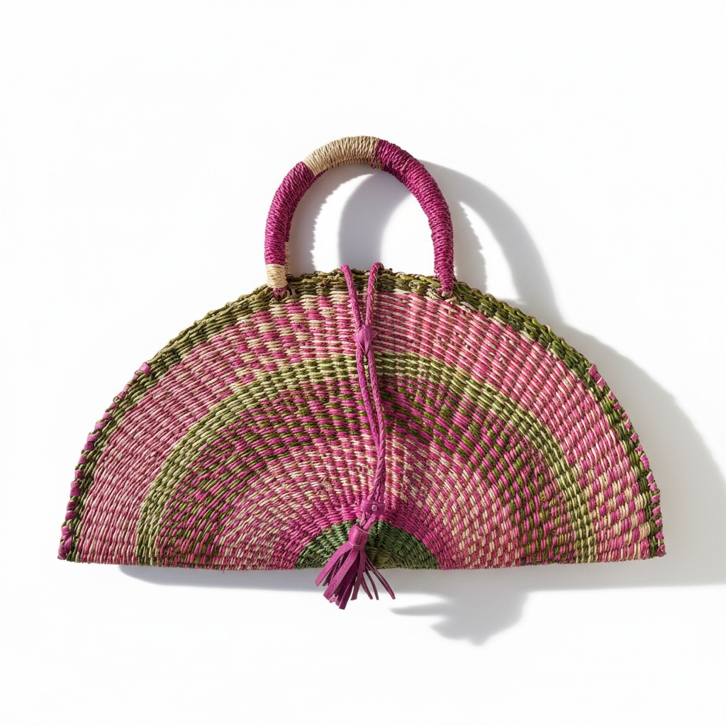 Kusana Large Handwoven Bag — Rose & Earth