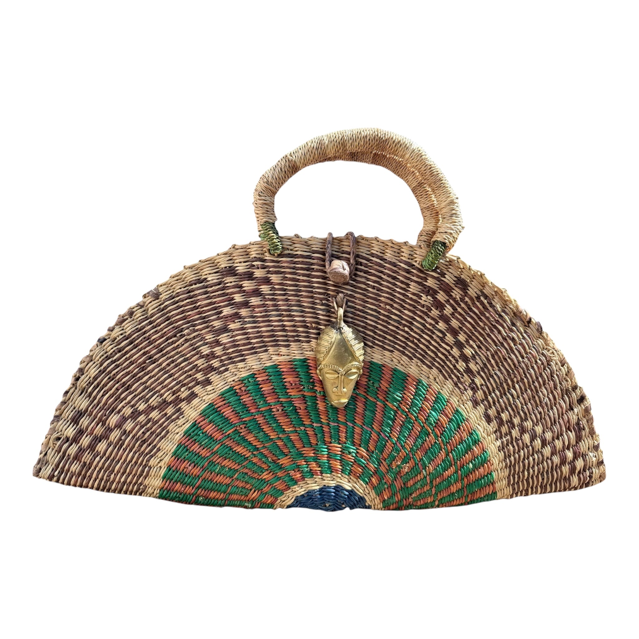 KUSANA Handwoven Bag – Earth Core (Large)