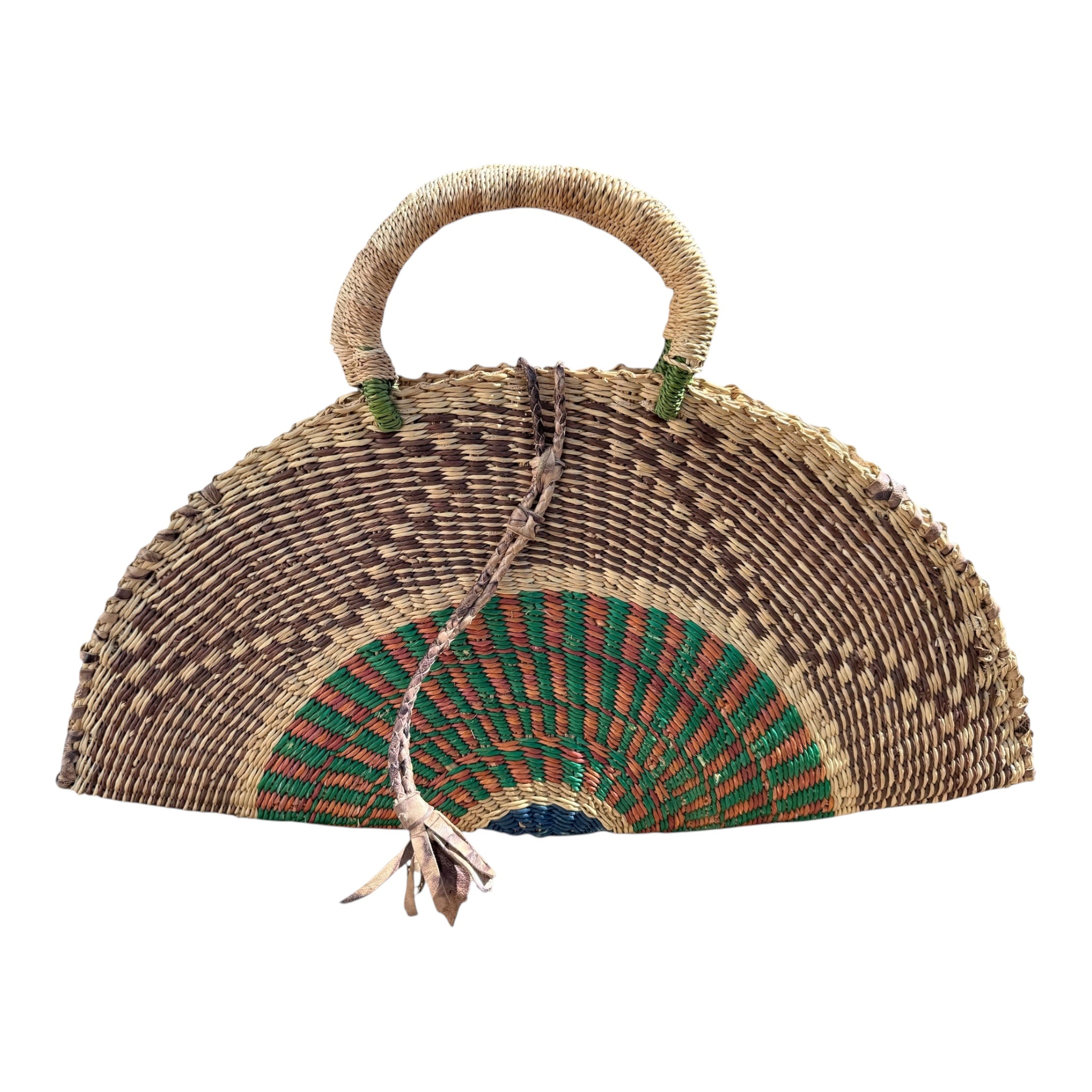 KUSANA Handwoven Bag – Earth Core (Large)