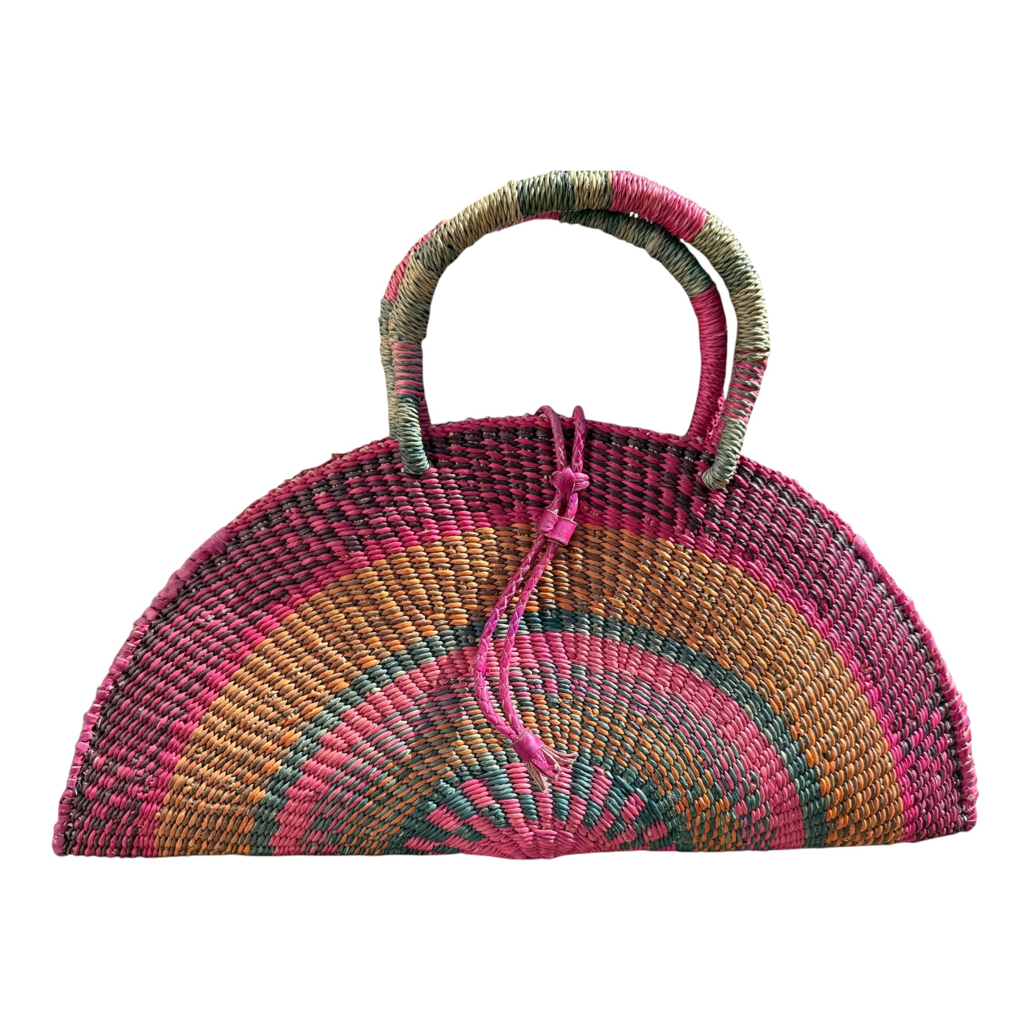 KUSANA Handwoven Bag – Sankofa (Large)
