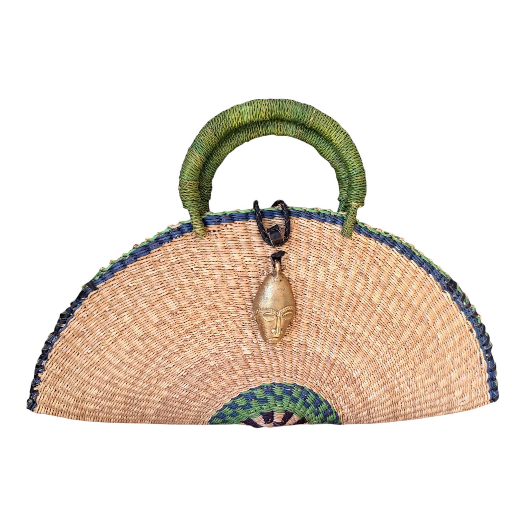 KUSANA Handwoven Bag – Natural Balance (Large