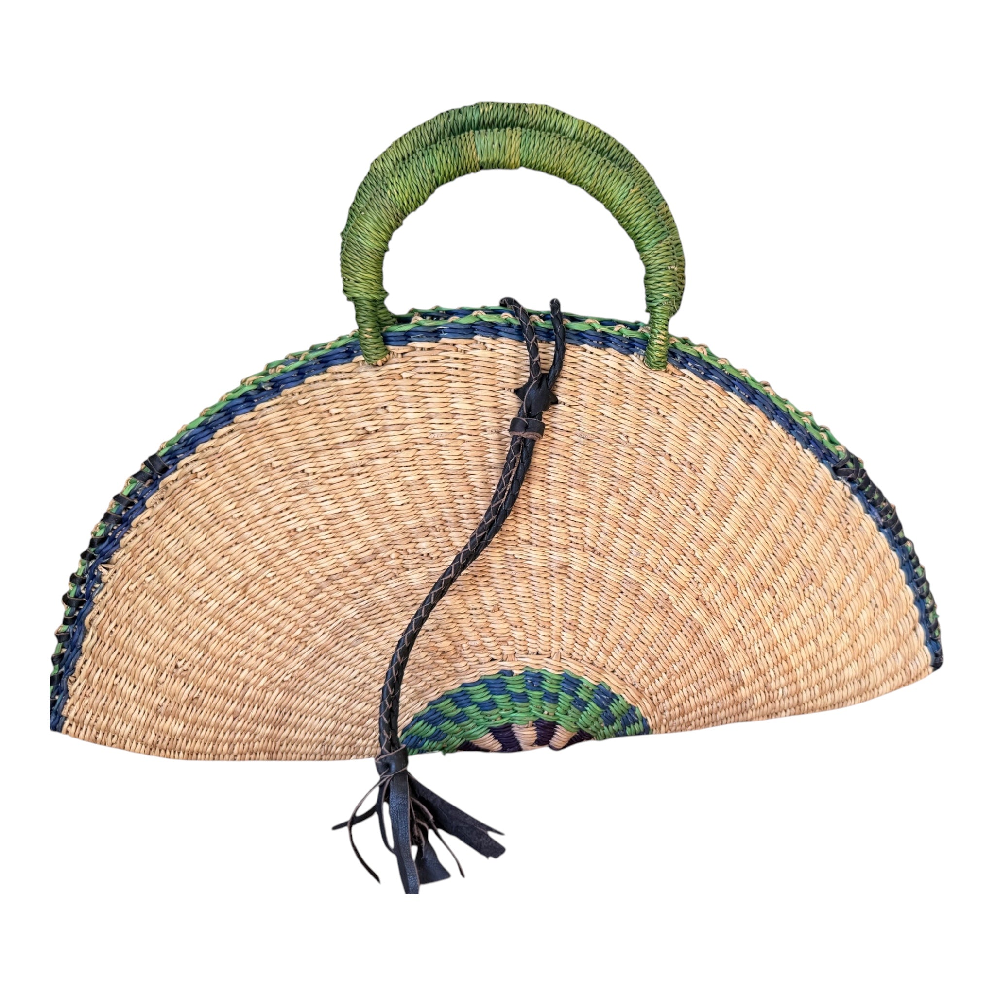 KUSANA Handwoven Bag – Natural Balance (Large