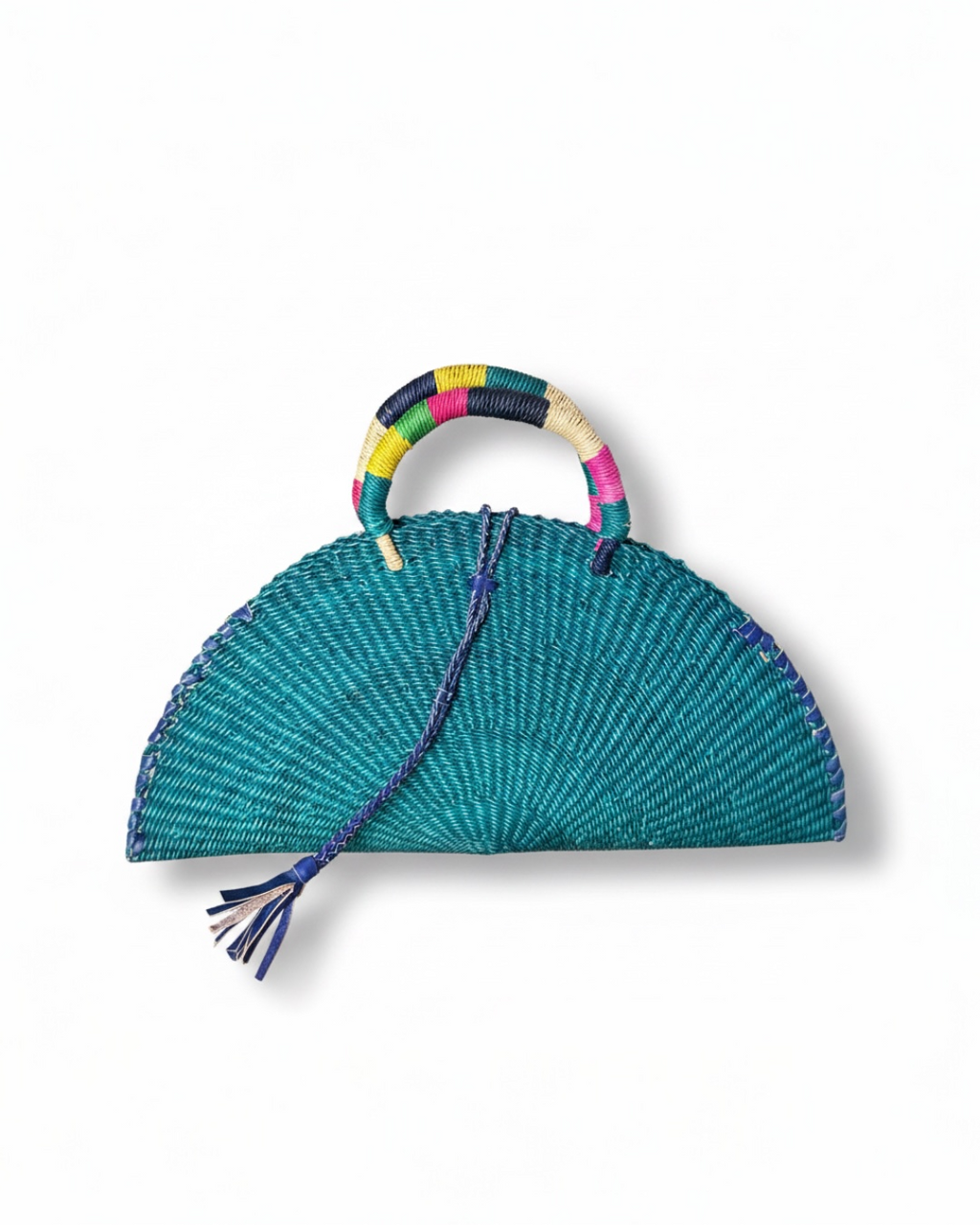 Kusana – Lagoon Handwoven Handbag