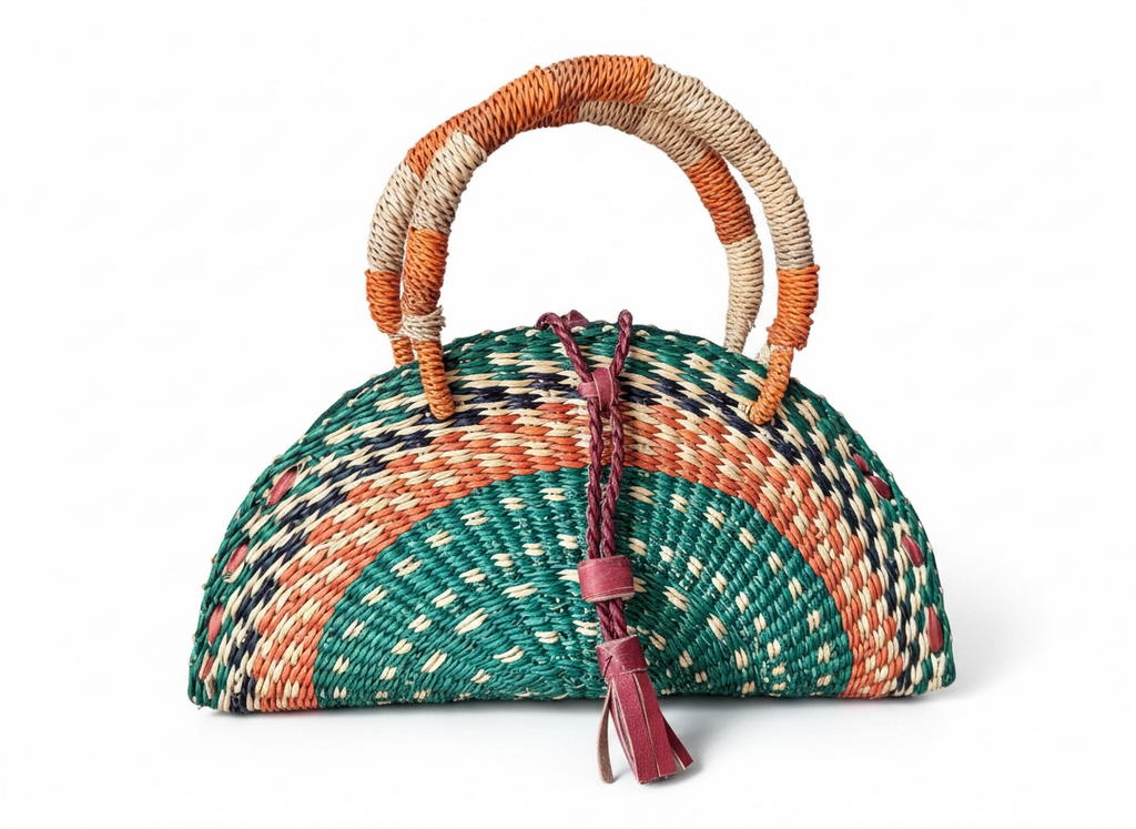 Kusana – Oasis handwoven handbag.
